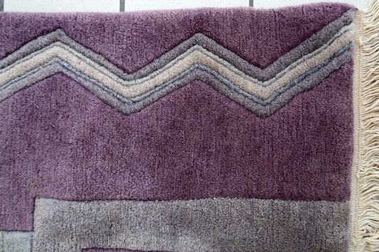 Handmade vintage Tibetan Khaden rug 1960s