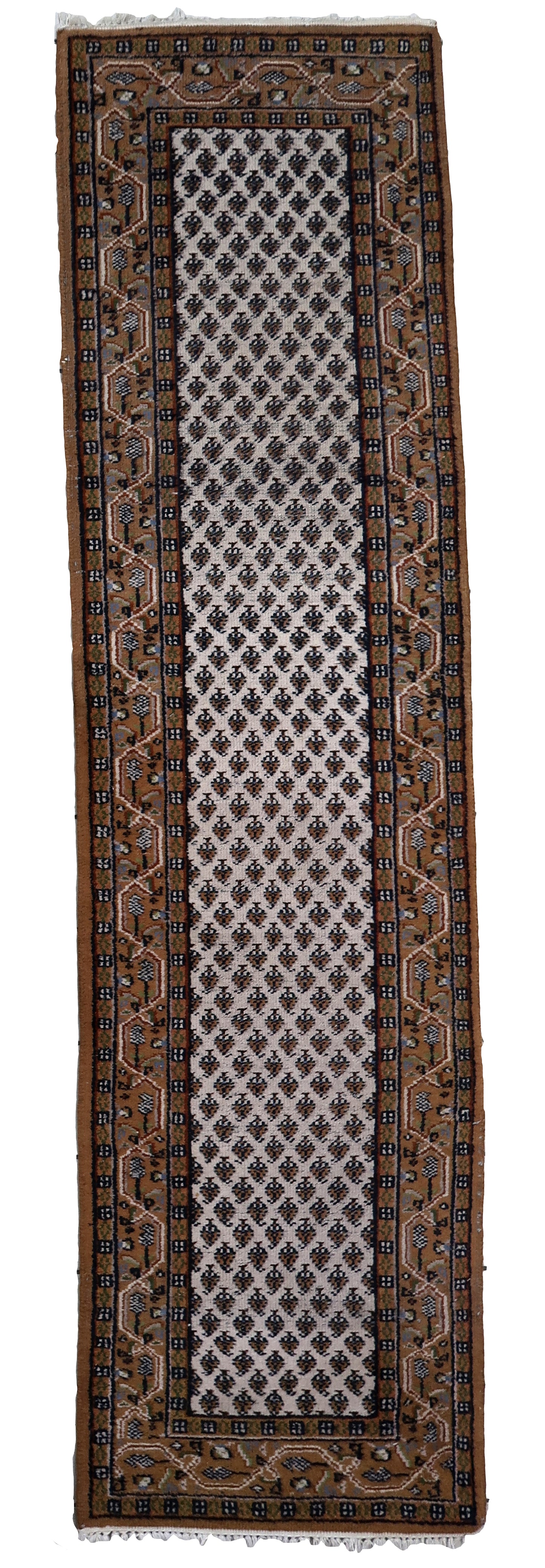Handmade vintage Indian Seraband runner 1970s