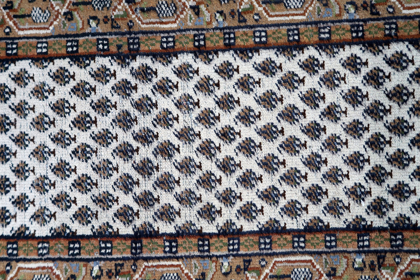 Handmade vintage Indian Seraband runner 1970s
