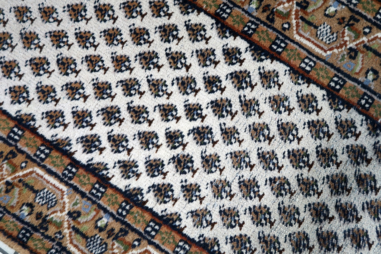 Handmade vintage Indian Seraband runner 1970s