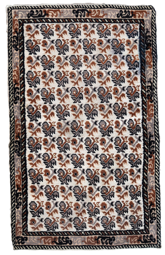 Vintage French Savonnerie rug 1960s
