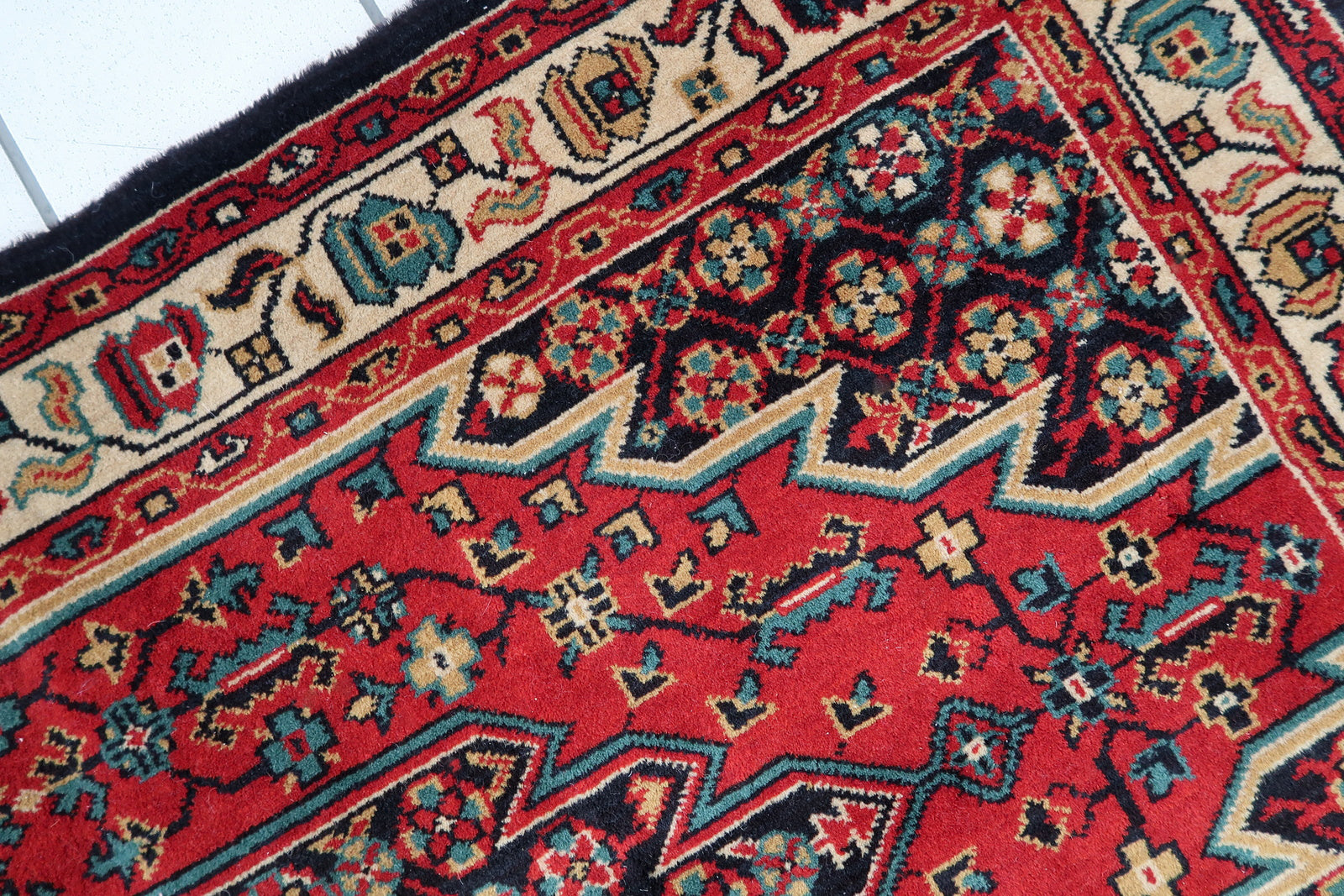 Vintage Persian Mazlahan style rug 1970s