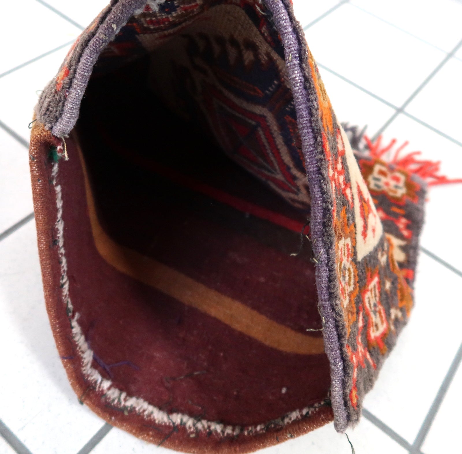 Handmade vintage Turkish Sivas salt bag 1960s