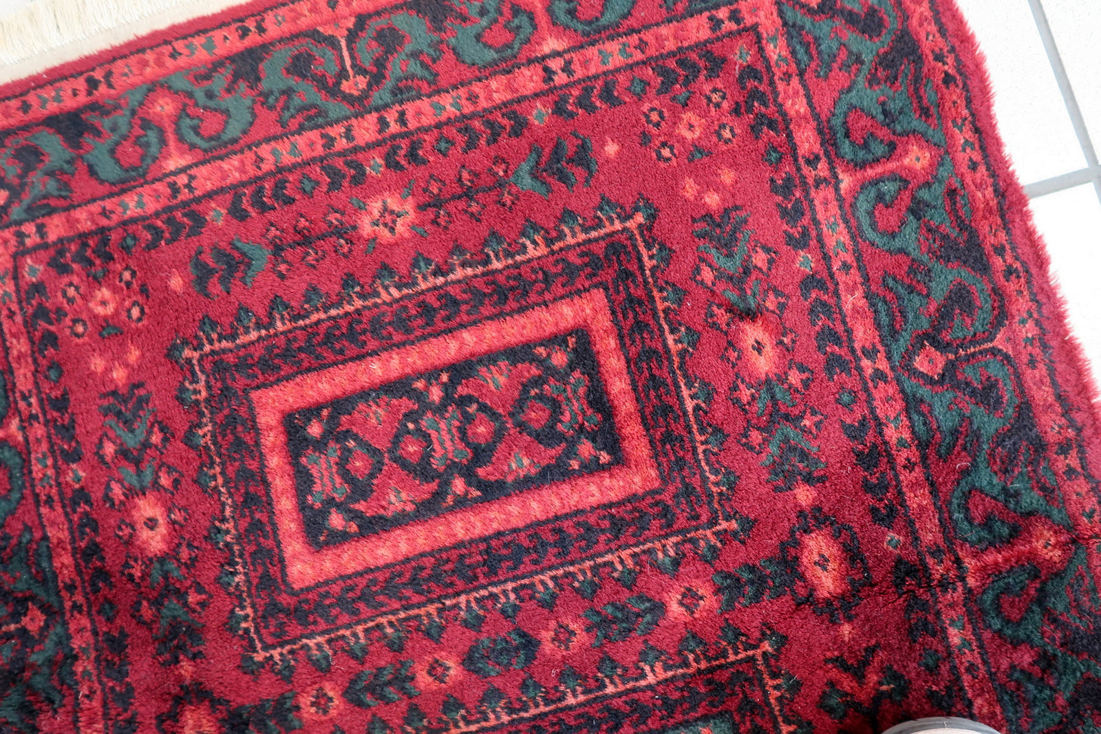 Vintage German Baluch style rug 1960s