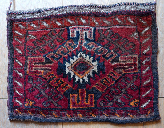 Handmade vintage Uzbek salt bag 1960s