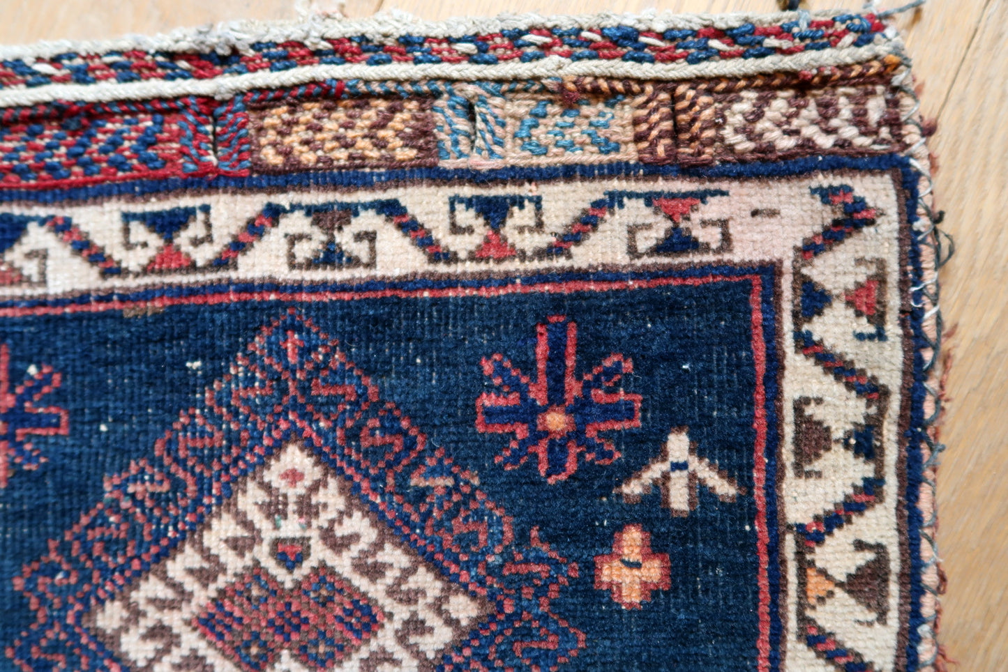 Handmade antique Persian Afshar salt bag 1920s