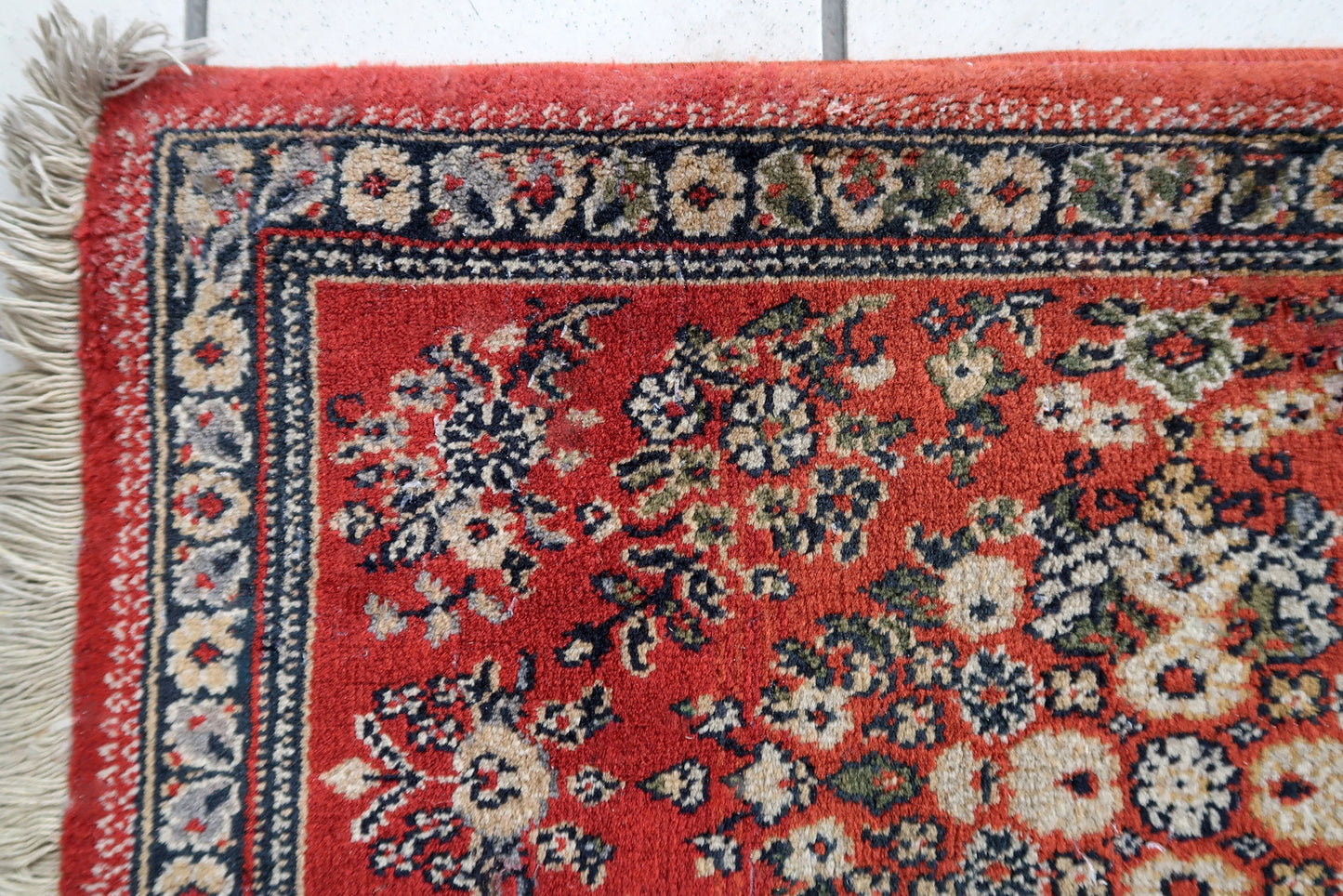 Vintage German Sarouk style rug 1970s