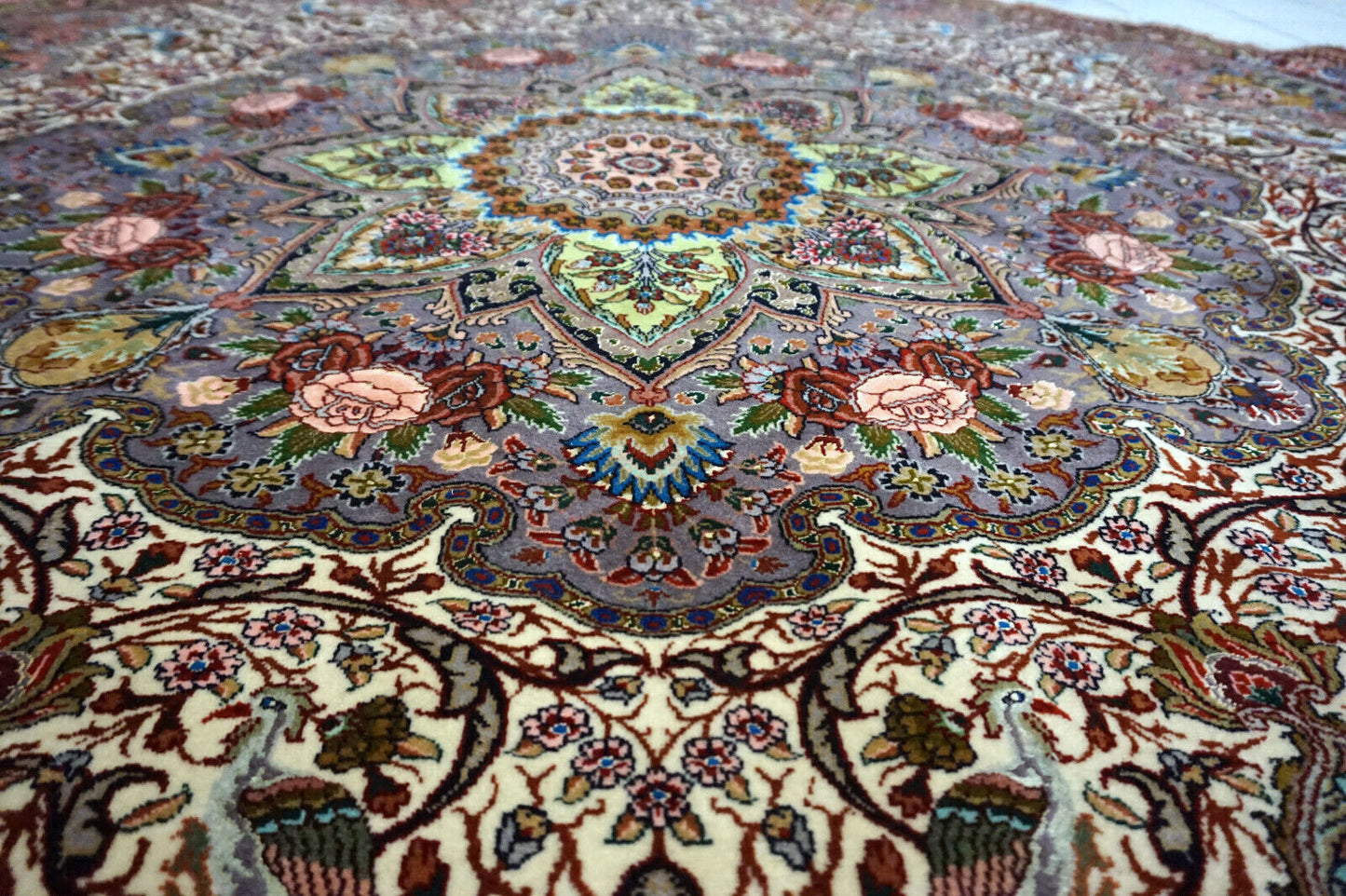 Detailed shot of Middle Eastern rug