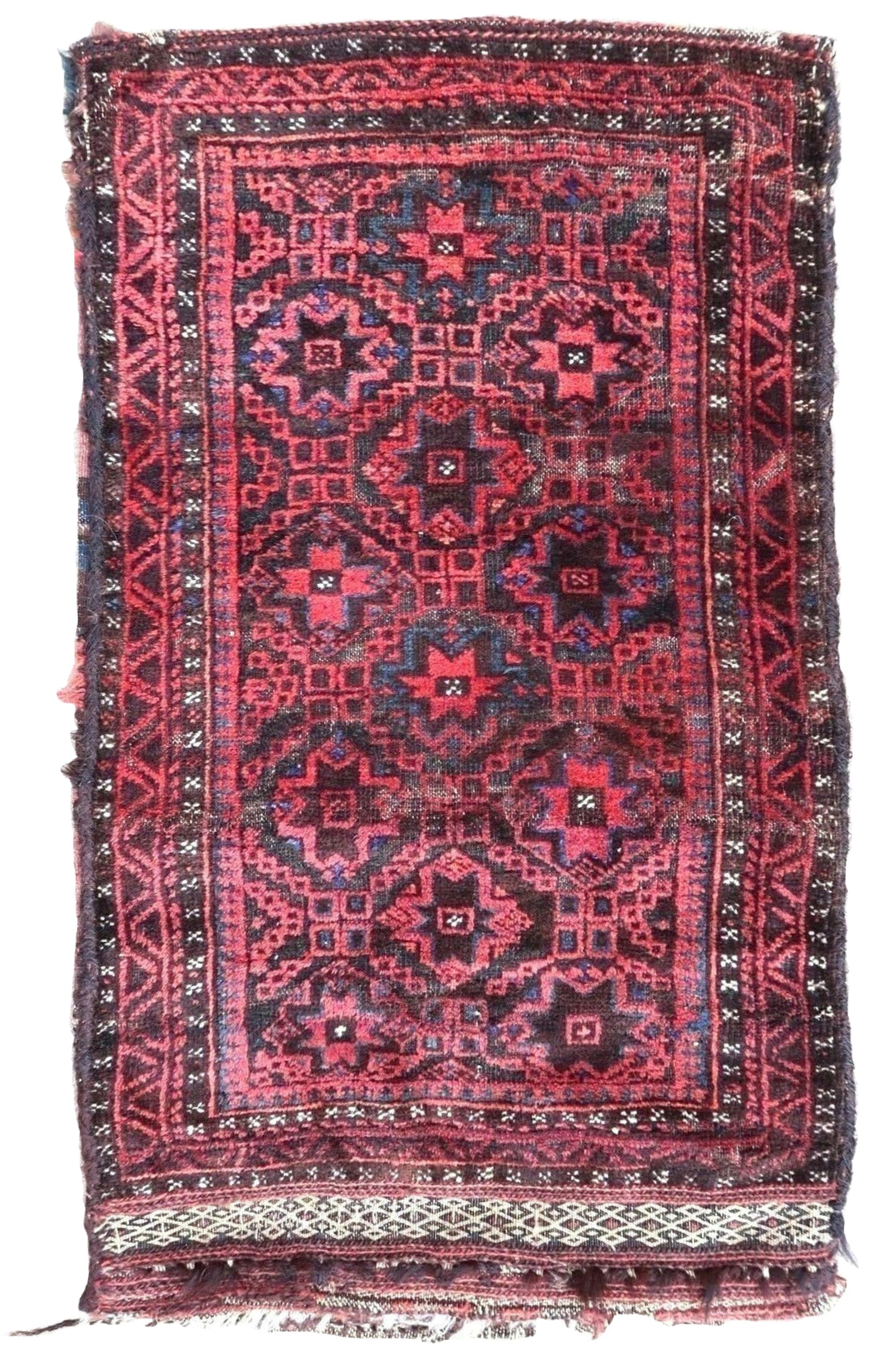 Handmade antique Afghan Baluch collectible salt bag 1880s