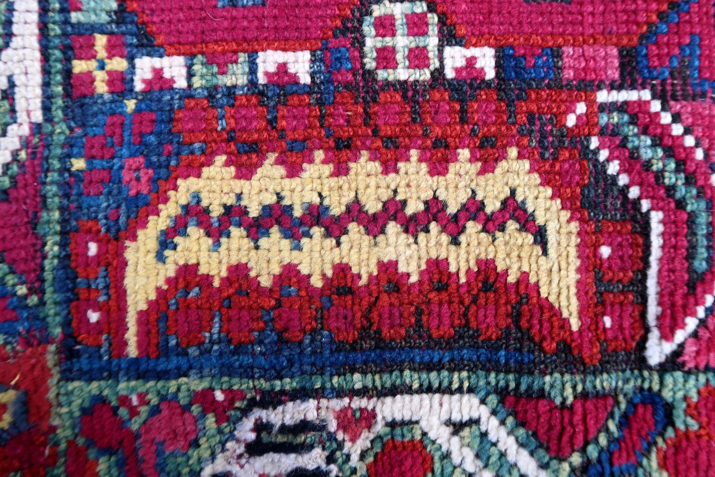 Handmade antique Algerian Berber collectible rug 1830s