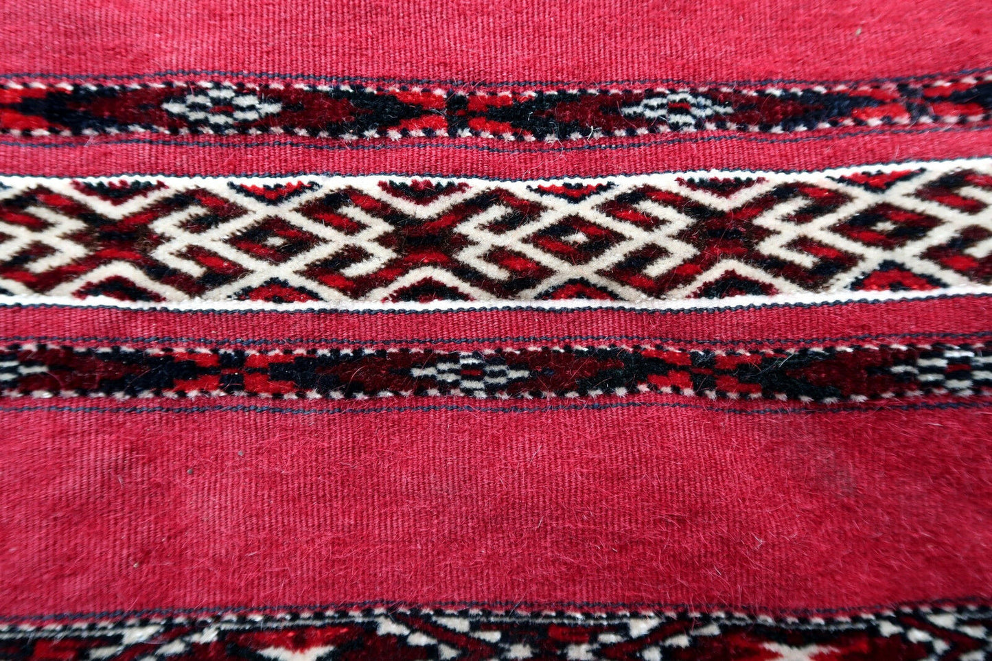 Handmade antique Turkmen Yomud torba bag 1930s
