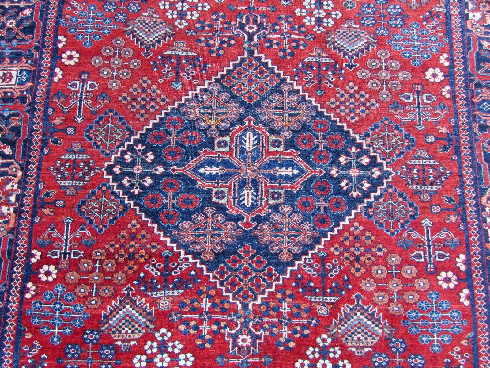 Handmade antique Persian Joshagan rug 1920s